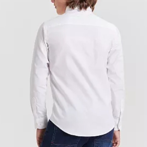 Tommy Hilfiger NWT Boys Oxford Button Up Shirt - Picture 6 of 6